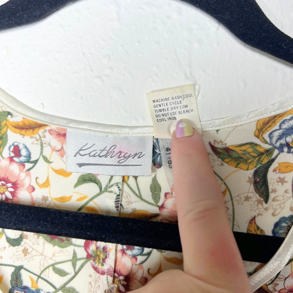Vintage Kathryn floral‎ Night Dress - Picture 6 of 7